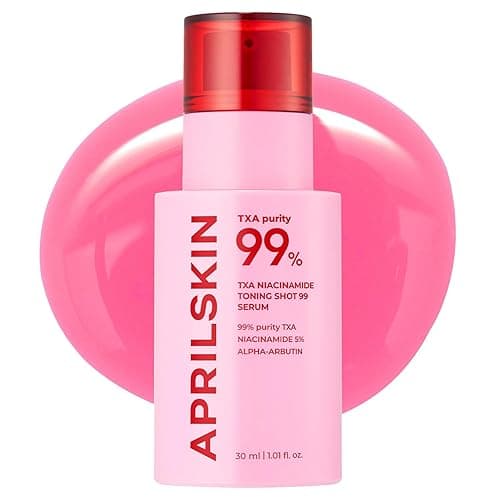 APRILSKIN TXA Niacinamide Toning Shot 99 Spicule Facial Serum｜Skin Booster Serum｜99% High-Purity Tranexamic Acid 3% + Niacinamide 5% for Uneven Skin Tone, Pore Care｜Korean Skin Care｜1.01 fl. oz.