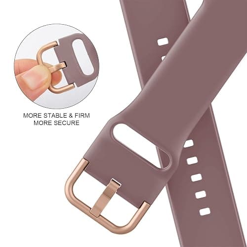 Sport Band Compatible with Apple Watch Bands 49mm 46mm 45mm 44mm 42mm 41mm 40mm 38mm, Soft Silicone Replacement Strap with Classic Clasp for iWatch Series 11 10 9 8 7 6 5 4 3 2 1 SE Ultra Women Men thumbnail 4