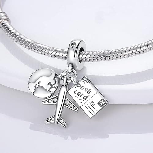 MULA 925 Sterling Silver Charms for Bracelets and Necklaces Handbag Dangle Pendants Beads Cute Cat Turtle Charms Jewelry for Women thumbnail 3