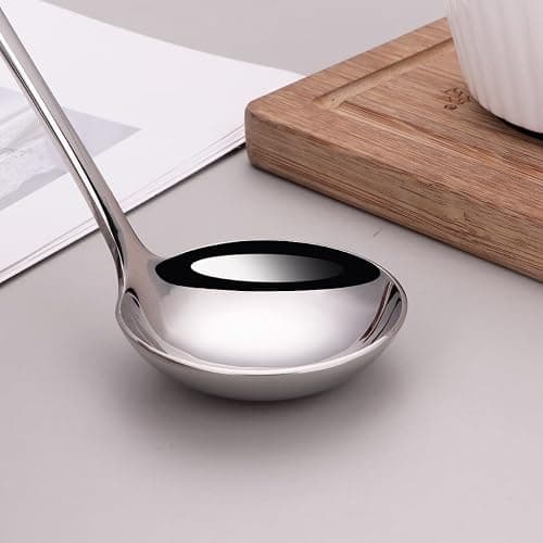 Mafier 1-Piece Sauce Ladle and 1-Piece Gravy Ladle, 18/10 Stainless Steel, Dishwasher Safe(Silver) thumbnail 4