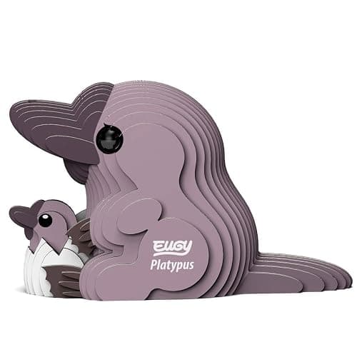 EUGY 048 Platypus Eco-Friendly 3D Paper Puzzle [New Seal] thumbnail 4