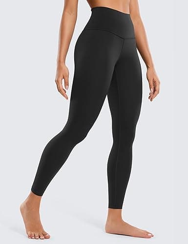 CRZ YOGA Butterluxe High Waisted Lounge Legging 25" - Buttery Soft Workout Yoga Pants for Women - Medium - Black thumbnail 8