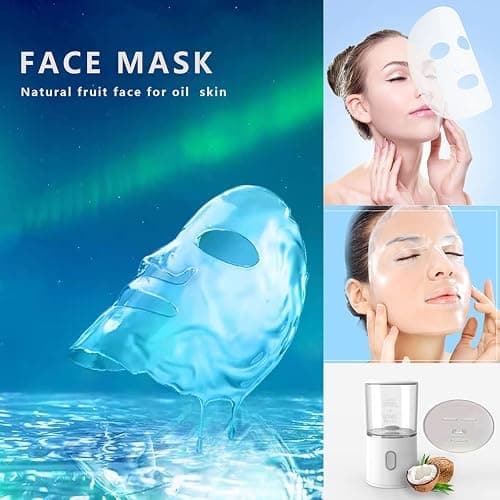 Flylin Facial Mask Maker, DIY Automatic Machine USB Charging | Multi-Function Face Mask Maker for Fruit Vegetable Cream, Home Use thumbnail 6