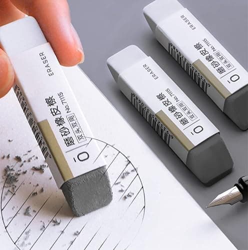 Sand Eraser 3-Pack, Designed to Remove Colored Pencil and Ink Markings thumbnail 2