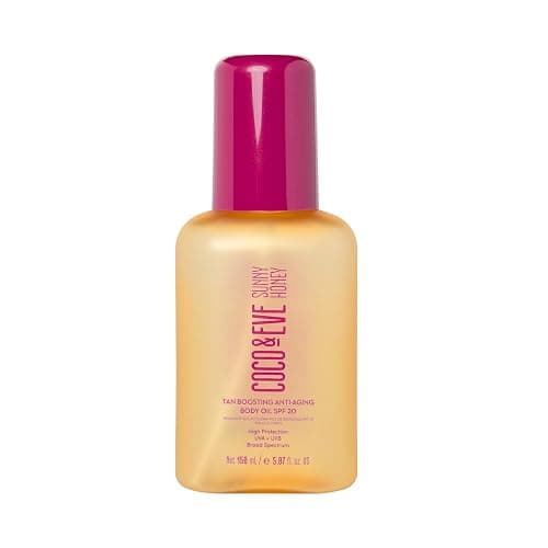 Coco & Eve Tan Boosting Anti-Aging Body Oil SPF20 - Tanning Accelerator Spray, UVA UVB Sun Protection | Moisturizing Outdoor Bronzing Enhancer with Natural Ingredients, Antioxidants (5.07 Fl Oz) - Image 1