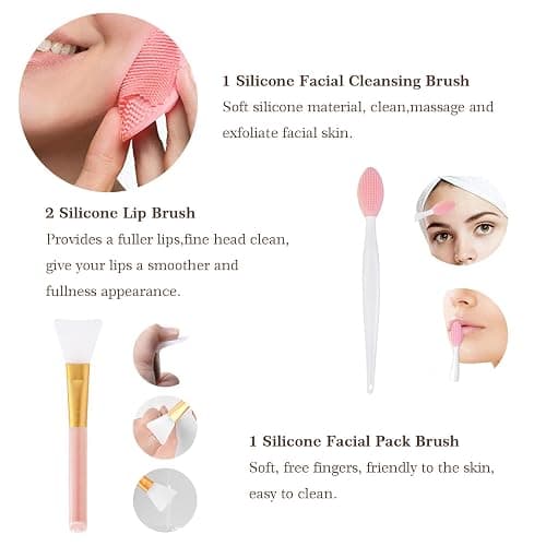 Koccido Makeup Brushes 22 Pcs Makeup Kit,Foundation Brush Eyeshadow Brush Make up Brushes Set (Pink, 22 Piece Set) thumbnail 6