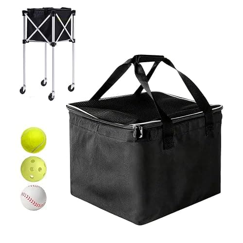 Tennis Ball Hopper - 150-180 Ball Capacity FolTennis Balls Hopper Tennis Ball Basket Picker Hopper Container ， for Picking and Storage Training Tool for Ball, Frame Not Included,EASY CARRYING! - Image 1