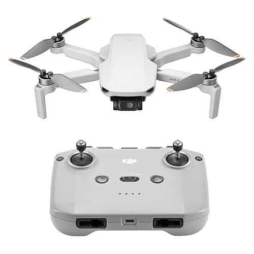DJI Mini 4K, Drone with 4K UHD Camera for Adults, Under 249 g, 3-Axis Gimbal Stabilization, 10km Video Transmission, Auto Return, Wind Resistance, 1 Battery for 31-Min Max Flight Time, Intelligent Flight - Mini 4K (31-min)