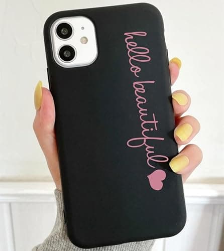 NEXIHOO 3x Hello Beautiful Pink Car Mirror Decals, Vinyl Stickers for Women, Vanity Mirror Stickers, Girl Car Decals, Car Window Decal, Self Affirmations Decal thumbnail 5