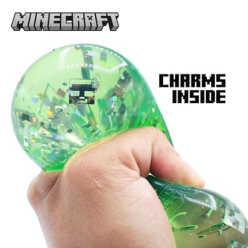 Just Toys – Minecraft Jelly SquishMe Blind Box Cube | Gold Sword or Pickaxe Inside thumbnail 4