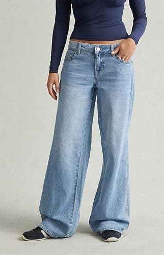 PacSun Women's Casey Low Rise Baggy Jeans Astrid thumbnail 3