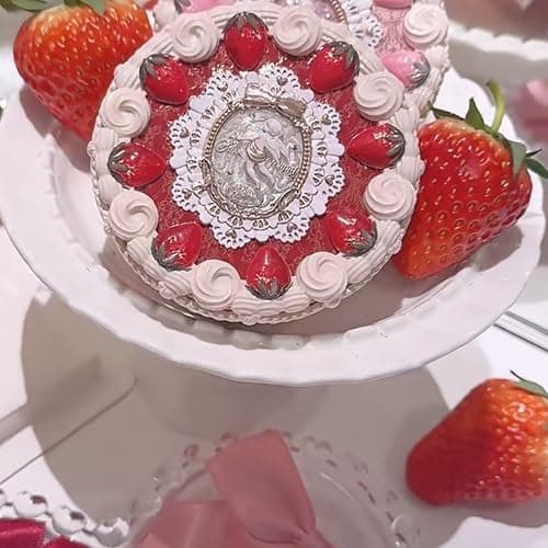 Flower Knows Strawberry Cupid Serie Kompaktpuder Mattes Soft-Focus Öl-Kontroll Fixierpuder (C02) thumbnail 8