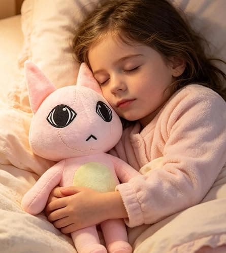 Animal Hospital Plush Toy, 2026 Horror Game “Animal Pink Lobby Cat,” 10-inch Cute Handcrafted Plush Toy, Gift for Horror Fans, Perfect as a Collectible Plush Toy for Children and Adults thumbnail 2