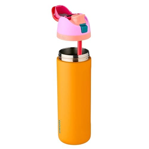 Owala FreeSip Insulated Stainless Steel Water Bottle with Straw for Sports, Travel, and School BPA-Free Sports Water Bottle, 24 oz, Tropical thumbnail 5