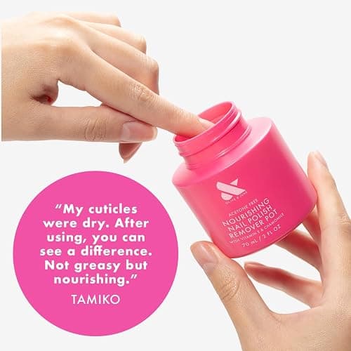Olive & June Nourishing Remover Pot | No-Mess Nail Polish Removal For Hands & Feet | Vitamin E & Chamomile | Acetone-Free Super Fast Removal | Vegan, Cruelty-Free thumbnail 4