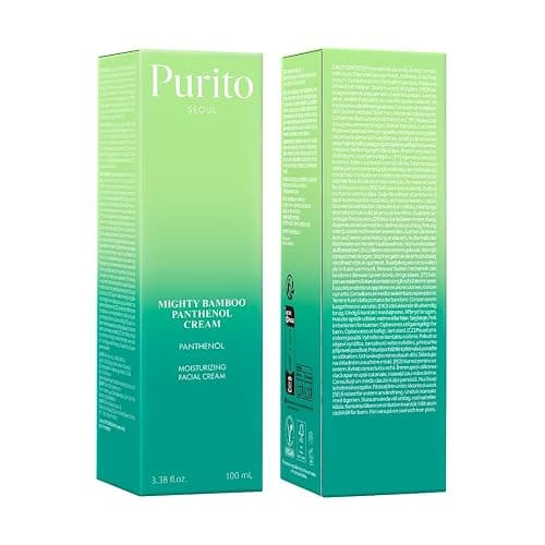 PURITO Post-Acne Moisturizer, Recovery & Glow Boost, Silicone-Free, Non-Comedogenic, Vegan, Korean Skincare, Mighty Bamboo Panthenol Cream, 3.38 fl oz / 100ml thumbnail 7
