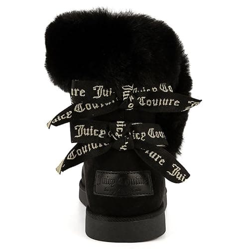 Juicy Couture Women's Slip On Winter Snow Boots Warm & Insulated Fur Lining Comfortable Fashion Booties thumbnail 3