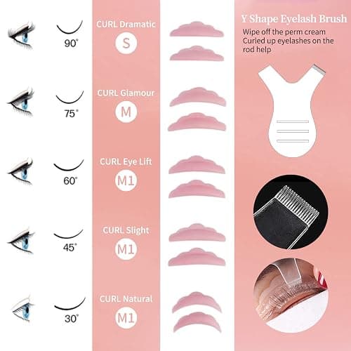 2025 Upgrade Lash Lift Kit, Keratin Eyelash Perm Kit, Eyebrow Eyelash Curling Lamination Kit Professional Lash Lift Extensions, Semi-Permanent Curling Perming Wave Suitable at Home and Salon by DONG RHYME thumbnail 8