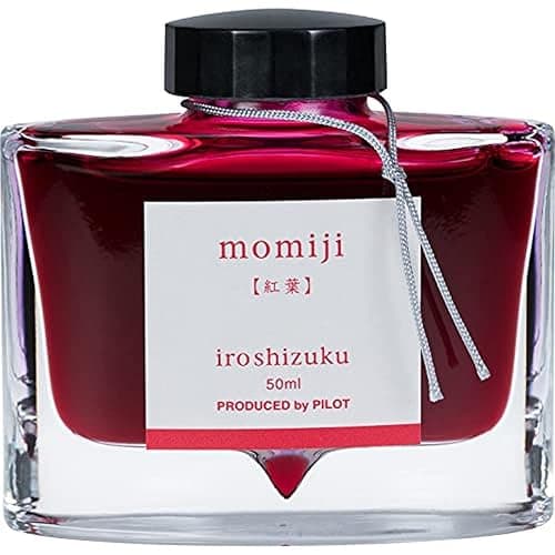 PILOT Iroshizuku Bottled Fountain Pen Ink, Momiji, Autumn Leaves (Red) 50ml Bottle (69208) - Image 1