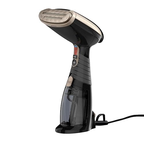 Conair Handheld Garment Steamer for Clothes, Turbo ExtremeSteam 1875W Fabric Steamer, Portable Handheld Design, Strong Penetrating Steam, Amazon Exclusive, Black - Image 1