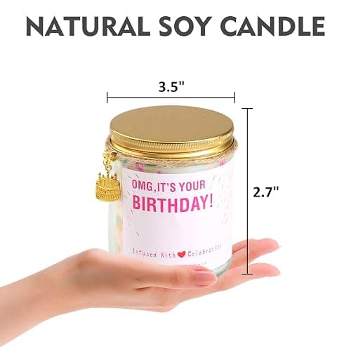 OMG It's Your Birthday Candle - Birthday Cake Candle Birthday Candle for Women, Happy Birthday Candles Gifts for Women Dessert Candle, Unique Birthday Gifts for Women Girls Friends Sister, 7oz thumbnail 6