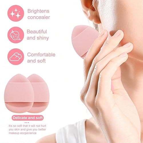 Makeup Brush Set 33 Pcs Makeup Tool Set Premium Synthetic Foundation Powder Concealers Eye shadows Blush Makeup Brushes (Pink, 33 Piece Set) thumbnail 3