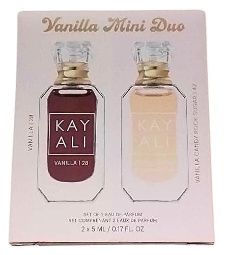 KAYALI Mini Vanilla Perfume Duo Set 2 X 5 ml (Vanilla Candy Rock Sugar 42 Eau de Parfum and Vanilla 28 Eau de Parfum) - Image 1