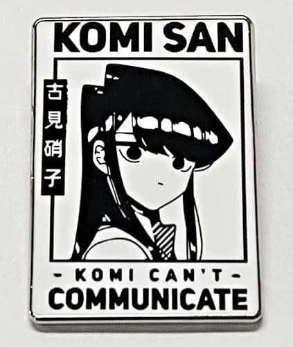 Komi-san Protection Division In We Trust Komi Can't Communicate Anime Manga 1.2" Enamel Pin Badge thumbnail 4