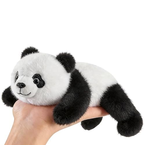 PEACH CAT Panda Stuffed Animal Cute Plushies Small Plush Toys Birthday Gifts for Girls Boys Kids - Image 1