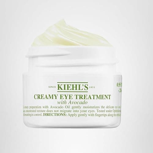 Kiehl's Avocado Eye Treatment, Under Eye Cream for Puffiness and Dark Circles, with Caffeine to Correct Bags, 99% Naturally Derived Non-Toxic Formula thumbnail 9