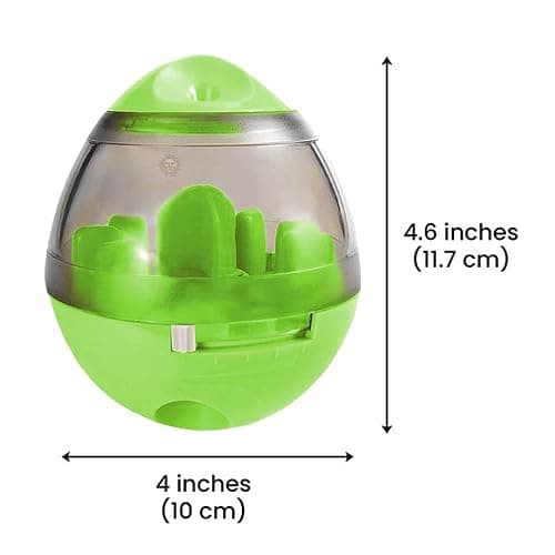 SunGrow Puppy, Small Dog Breeds, and Cat Treat Ball, Slow Pet Feeder, Boredom Buster, Adjustable Food Dispenser, Ends Naughty Chewing and Bloat, Encourages Exercise, Interactive Puzzle Feeder, 4.6” thumbnail 7