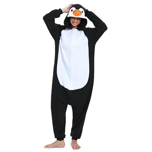 NAITOKE Adult Animal Onesie Halloween Costume Cosplay One-Piece Pajamas Women Man Teens - Image 1