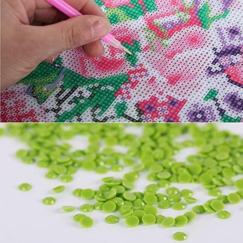 Diamond Painting Kits for Adults Halloween Diamond Art Kits for Kids Beginner DIY 5D Full Drill Crystal Rhinestone Arts and Crafts Gem Art Painting with Diamonds Dots Home Wall Decor 11.8x15.7inch thumbnail 7