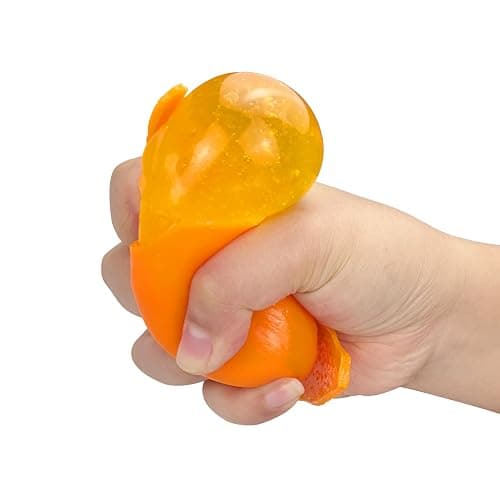 funnysquee Tangerine Squishies Stress Relief Soft Scented Simulation Orange Fruit Squeeze Toys Cute Birthday Gift Novelty Toy for Kid Adult thumbnail 4