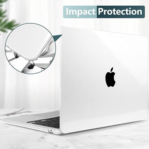 Batianda 4-in-1 Clear Case for New MacBook Neo 13 inch 2026 Release Model A3404, Ultra-Thin High Transparency Hard Shell Cover with Keyboard Skin, Screen Protector, USB-C Adapter, Crystal Clear thumbnail 5