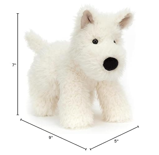 Jellycat Munro Scottie Dog Stuffed Animal, Medium 10 inches - Dogs and Puppies Plush Toy - Classic Children's Gift thumbnail 2