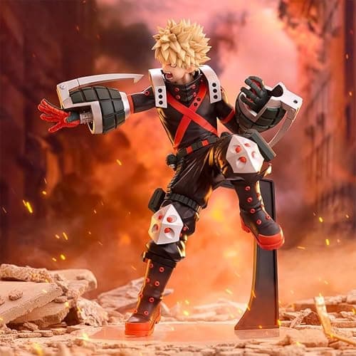 Midoriya Izuku Figures MHA Figure Anime No Hero Figurine, Fighting Pose Izuku Midoriya Action Figure Statue Model 6.3IN(16CM) thumbnail 4