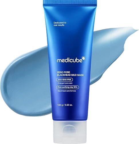 medicube Zero Pore Blackhead Mud Mask - Pore Cleansing & Gentle Exfoliating | Blackhead-Removing Clay Mask with AHA BHA PHA, Pore Minimizing & Cooling Care, 3 Min Quick Dry, Korean Skincare 3.52 oz. - Image 1