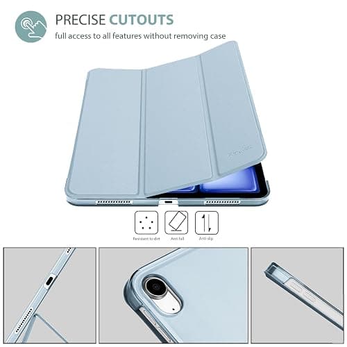 ProCase Hülle für iPad Air 11 Zoll (M3/M2 2025/2024)，iPad Air 6/5/4 Gen 10,9 Zoll (2022/2020),Schutzhülle Smart Case Cover -Himmelblau thumbnail 6