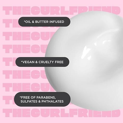 Cake Beauty Curl Defining Cream, The Curl Friend - Moisturizes and Defines Curls – For Frizz Control & Detangling - Avocado Oil, Soybean Oil & Shea Butter – For Curly Hair- 6 Fl Oz / 177 mL | Moisturizes thumbnail 6