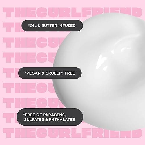 Cake Beauty Curl Defining Cream, The Curl Friend - Moisturizes and Defines Curls – For Frizz Control & Detangling - Avocado Oil, Soybean Oil & Shea Butter – For Curly Hair- 6 Fl Oz / 177 mL - Curl Friend Curl Cream - 6 thumbnail 6