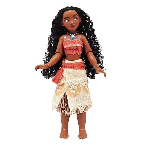 Disney Store Official Princess Classic Doll (Moana), 11 Inches, Includes Brush with Molded Details, Fully Posable Toy in Classic Outfit - Disney Princess Toys thumbnail 4