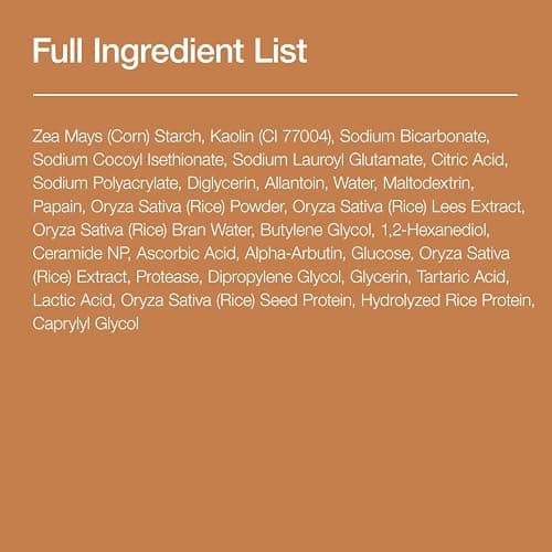 ANUA RICE ENZYME BRIGHTENING CLEANSING POWDER, Rice Mask, Ceramide, Gentle Face Wash for Brightening, Radiant Skin, Facial Cleanser for Dry Skin, Korean Skincare, Fragrance Free, 40g/1.41fl.oz. thumbnail 8