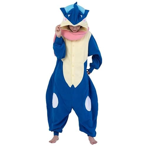 SAZAC Pokemon Greninja Kigurumi Onesie - Adult Halloween Cosplay Unisex thumbnail 4