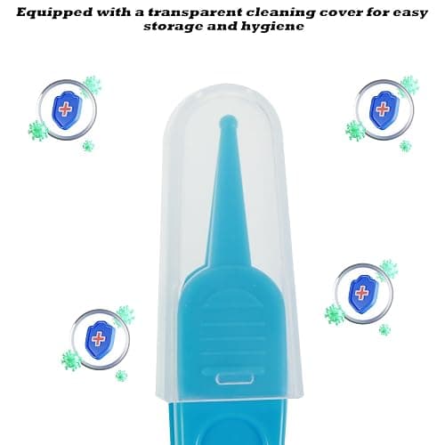 5 Pcs Nose Cleaning Tweezers, 5 Colors Baby Booger Picker with Round Head Effective Nose Picker Baby Ear Noses Navel Cleaner Clip for Babys Care thumbnail 4