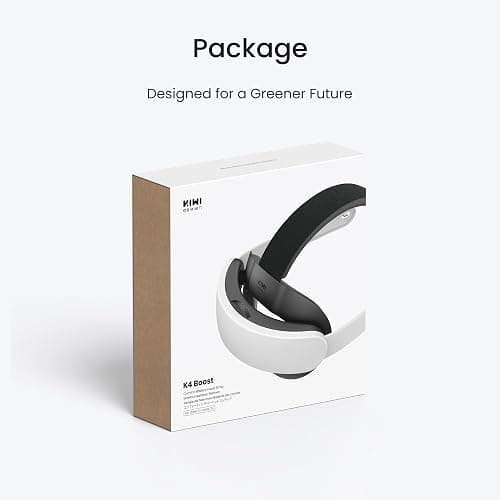 KIWI design K4 Boost Battery Head Strap for Meta Oculus Quest 3/3S, Adjustable VR Headband Accessories with Dual Charge, Extend Playtime & Reduce Facial Stress for Kids and Adults thumbnail 8