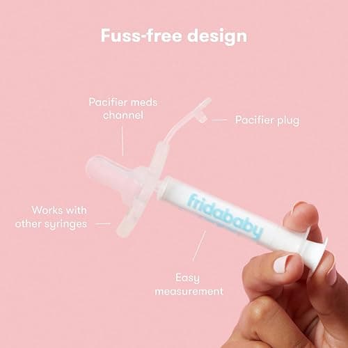 Frida Baby Medicine Pacifier Syringe, Accu-Dose Paci, Medi Frida Dispenser for Mess & Fuss Free Use, Made in USA thumbnail 4