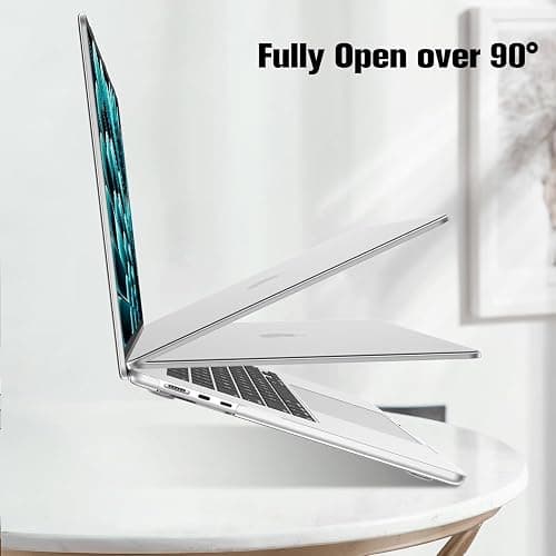 FINTIE Case for MacBook Air 15 inch M5 (2026)/M4 (2025)/M3 (2024)/M2 (2023) | Snap-On Hard Shell Cover Fits Macbook Air 15.3 inch Retina Display & Touch ID, A3448 A3241 A3114 A2941, Crystal Clear thumbnail 3