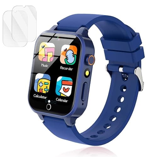 Luyiilo Smart Watch for Kids, with 26 Puzzle Games, Touch Screen, HD Camera, Alarm Clock, Toys for Ages 4-12 Years Old.Birthday Gift for Boys Girls (Blue) - Image 1