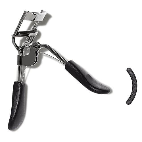 e.l.f. Pro Eyelash Curler, Strong, Contoured, Eye-Opening, Voluminous Lashes, Includes Additional Rubber Replacement Pad, Silver thumbnail 4